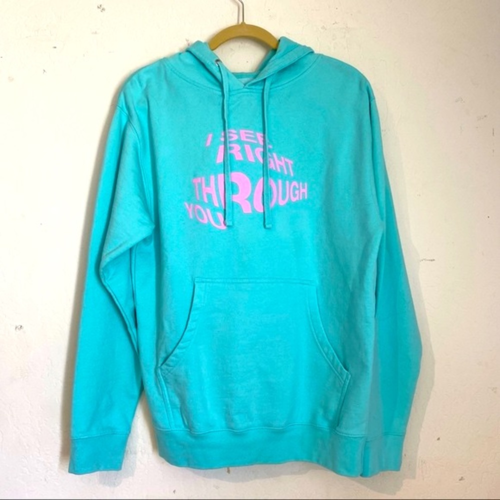 ASSC Anti Social Social Club Hoodie I see right through you Small Pastels Mint